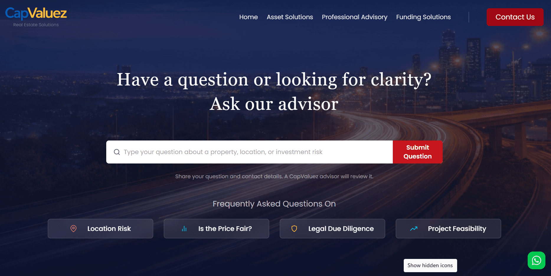 Advisory Website