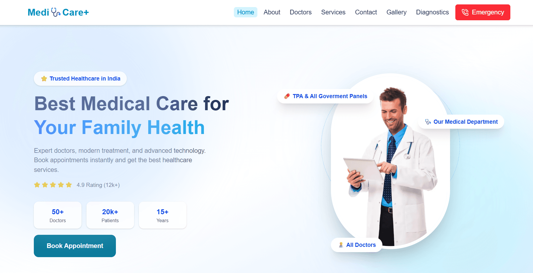 Hospital Website
